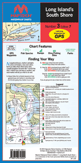 Long Island South Shore Waterproof Chart, 7th Edition